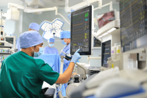 Medical devices are connected to hospital networks and can in the future be remotely controlled and monitored
