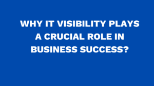 Why IT visibility plays a crucial role in business success?