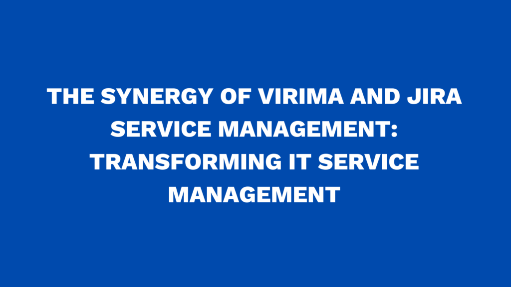 IT service management 